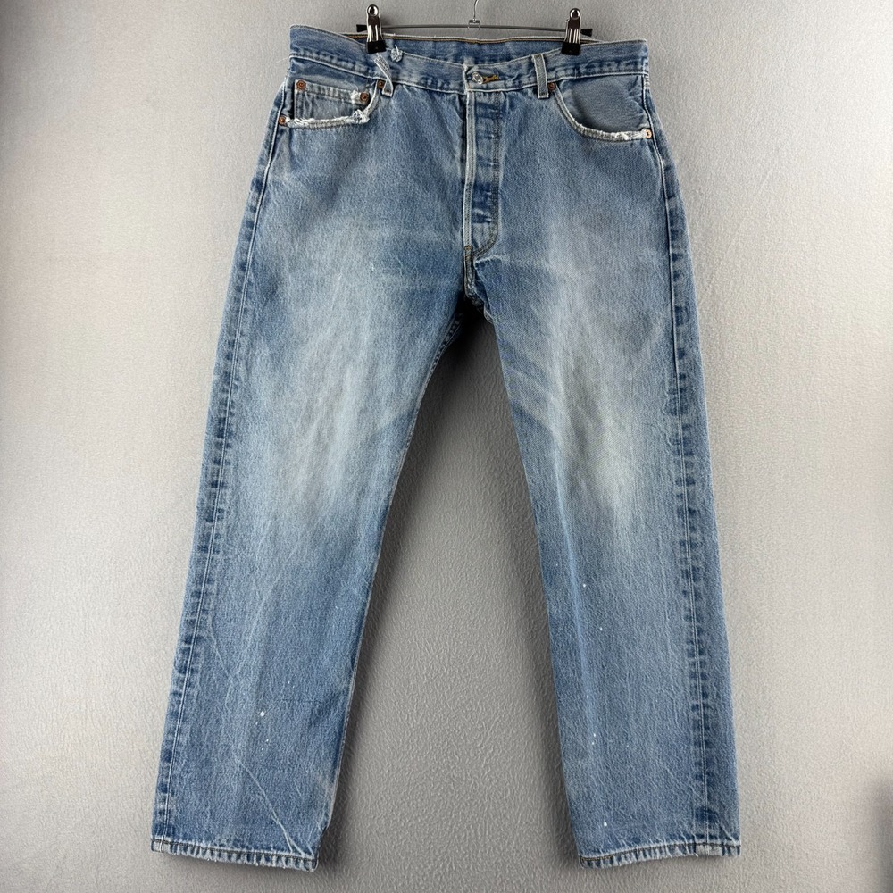 Vintage Levis Jeans Mens 38x32 (Fits 35x28) 501XX Distressed‎ Y2K 2006